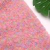 1Yard Three-Dimensional Rose Petal Embroidery Fabric 130cm Width DIY Costume Dress Birthday Party Decrotation Embroidery Fabric