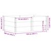 Vidaxl Donica Ogrodowa, Czarna, 150X100 Cm, Lite Drewno Sosnowe