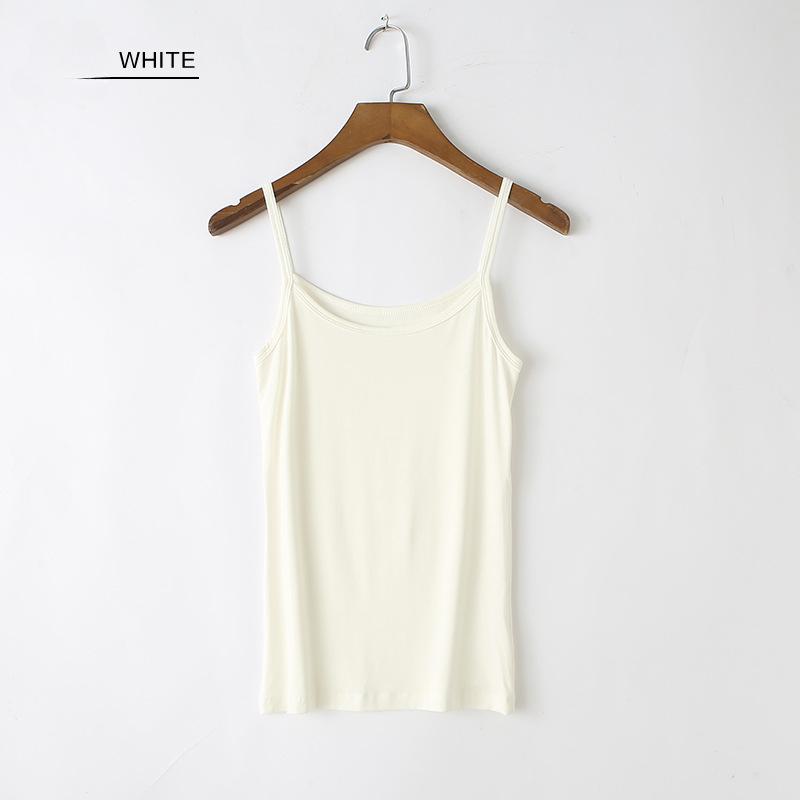 Повседневные женские облегающие топы на бретелях с тонкими бретелями, майка без рукавов, свободная летняя одежда с круглым вырезом, майка, базовые майки на тонких бретелях