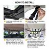 Baiyuheng Adjustable Car Fishing Rod Holder with Belt for Fishing Rod Storage - Essential Car Accessory for Anglers