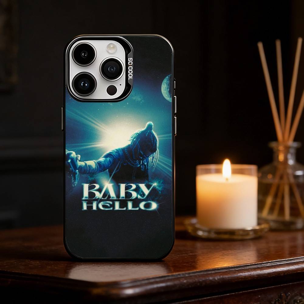 Singer R-Rauw Alejandro Phone Case For iPhone 17,16,15,14,13,12,11,Pro Max,Plus Candy Silver Cover