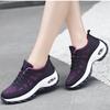 Женские повседневные кроссовки на воздушной подушке, дышащие вязаные танцевальные туфли, модные туфли на платформе, обувь для бега и джоггинга, спортивная обувь