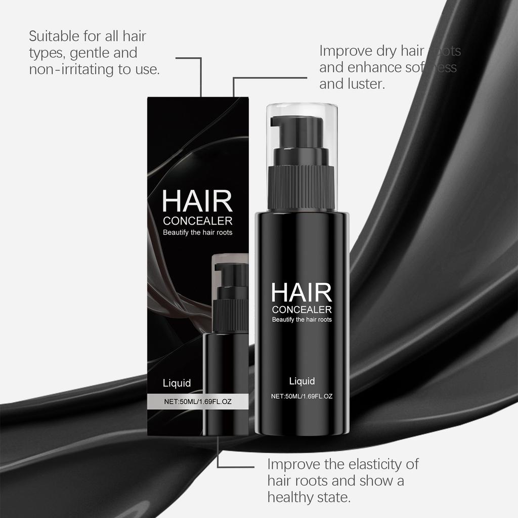 Консилер для волос Hair Beauty Brown Black Retouching Grey Hair Hair Bangs Shadow High Forehead Retouching Paste 50 мл