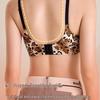 Leopard Print Seamless Push-Up Bra for Women - Anti-Sagging, Warm, with Side Support for a Beautiful Back