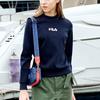 Fila Логотип Спортивный свитшот женский темно-синий F11W018202GNV