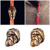 Handmade Brass Gorillas Pendant with Woolen Hat Keychain Accessories Jewelry Making Component for Fashion Enthusiasts