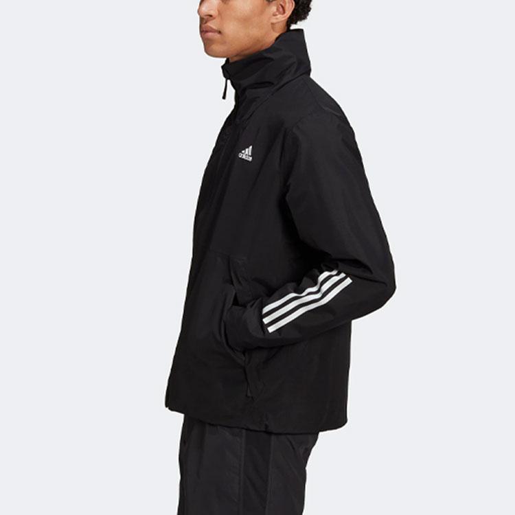 Новая куртка Adidas 3 Stripes Мужская Черная H65773