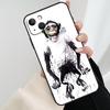 Мультяшный Чехол-Обезьянка для iPhone 17 Pro Max 16 15 14 11 12 13 Pro Max mini 15 16 Plus 16e 17 Air Cover