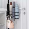 Органайзер для зонтов Стойка для зонтов Крючки для хранения Стойка для зонтов Поставьте полки для зонтов без перфорации Бытовой дверной проем Настенный подвес