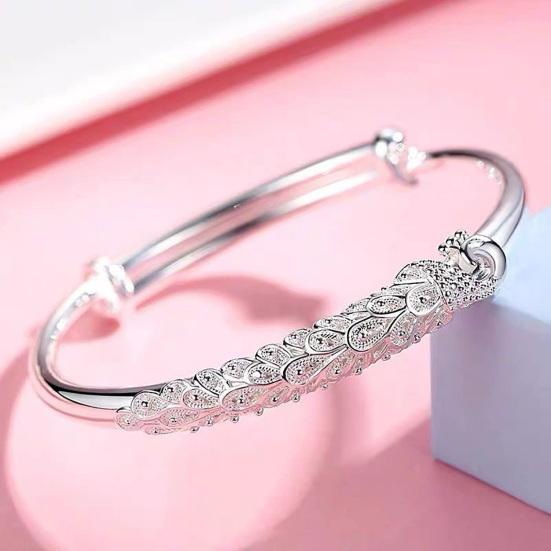 Женский браслет медно-серебристого цвета, изогнутый, регулируемый, гладкий, полированный, с блеском, на запястье, подарок на годовщину дня рождения, легкий браслет