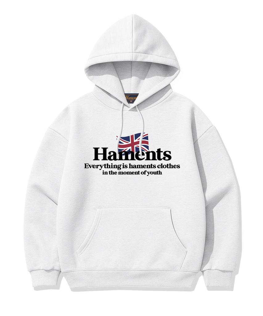 Худи с логотипом England Harmonds Белое