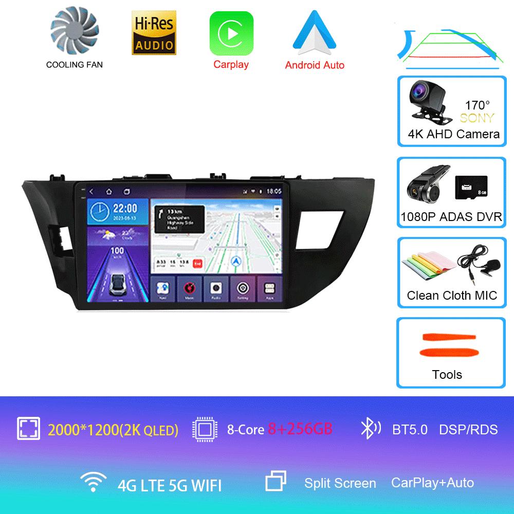 Android 14 Car Radio Toyota Corolla 11 2012 - 2016 Multimedia Video Player Stereo Navigation GPS No 2din 2 din dvd