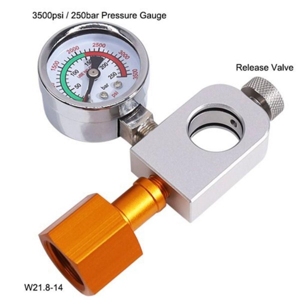 CGA320/W21.8 Soda Bottle Inflator Connector Replacement Manometer Filling Soda