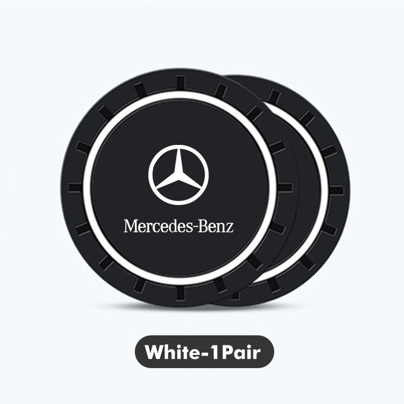 AABII1 For Benz Car Interior Water Cup Holder Non-Slip Mat Pad Coasters Auto Accessories Exclusive AMG W124 W203 W204 SPRINTER V CLASS