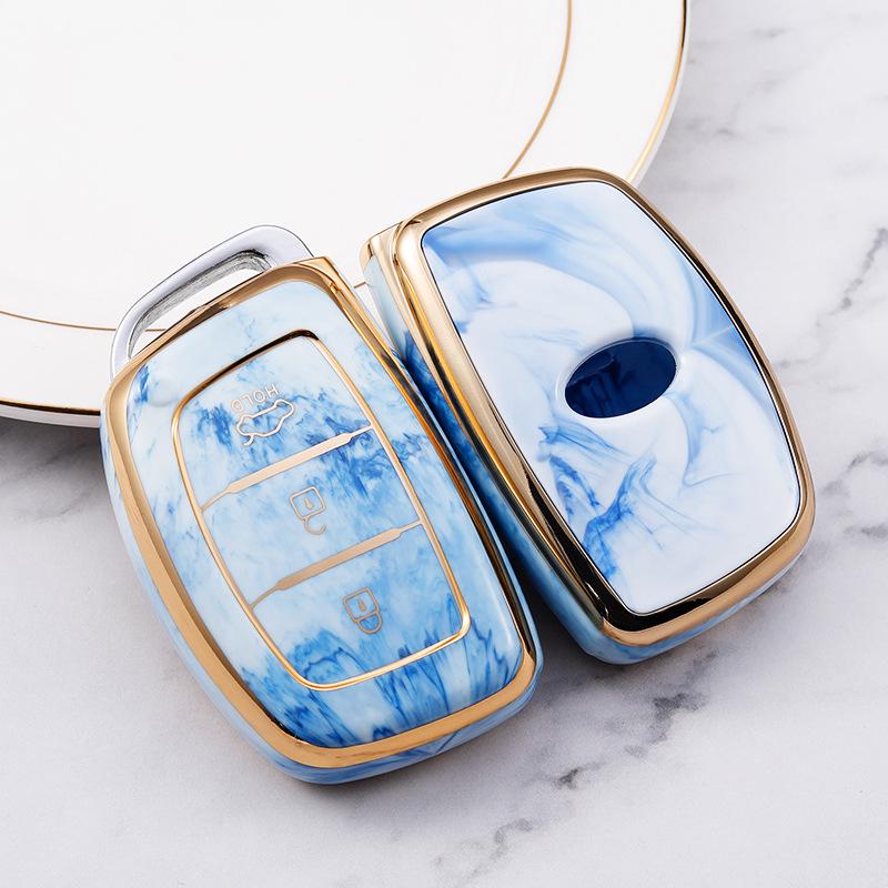 Современный чехол для ключа автомобиля для ix25, ix35, Sonata, Elantra, Mistra - Защитный чехол-сумка