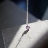J.Lauren 02N0709 February Birthstone Amethyst Pendant Silver Necklace