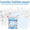 Полезная пузырчатая бумага для стирки, длительный аромат, обеззараживание, удобная бумага для стирки одежды, незаменимый инструмент для прачечной