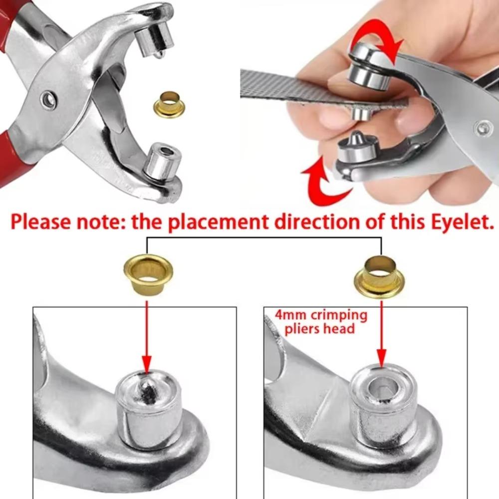 With Eyelets Grommet Eyelet Plier Set Installation Grommet Tool Kit Metal Pliers For Leather Cloth