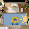 Sunshine Stitch Xl Gaming Mouse Pad Nonslip Rubber Base Stitched Edge Waterproof Desk Mat For Pc Laptop Gamer Office Computer Accessories C927619