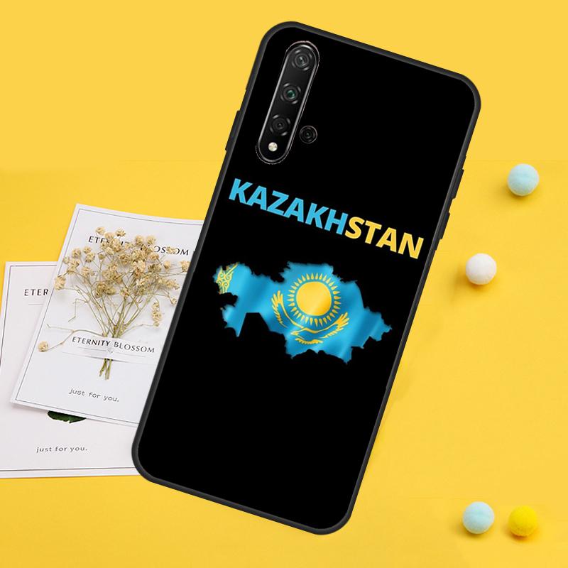 Флаг Казахстана Для Huawei Nova Y70 Y90 Y60 Y72 Y61 Y91 12s 12i 11i 7i 8i 9 10 SE P60 Pro P30 P40 Lite Чехол