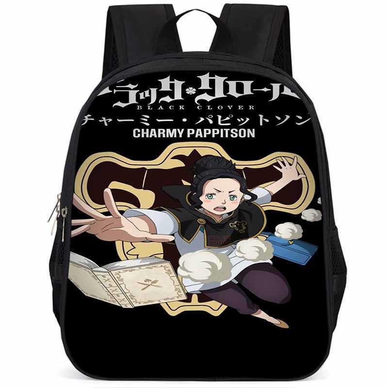 Рюкзак Black Clover из ткани Оксфорд, 15 дюймов, большой вместимости, легкий, для детей