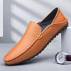 Fashion2024 Newly Men's Genuine Leather Shoes Cow Leather Soft Anti-slip Driving Shoes Man High Quality Mens Loafers Luxury Dress Shoes
