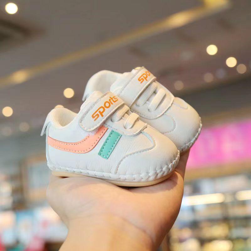 Детская обувь От 0 до 1 года, кроссовки для мальчиков и девочек, хлопковая мягкая противоскользящая подошва, повседневная обувь для новорожденных, первые ходунки для малышей