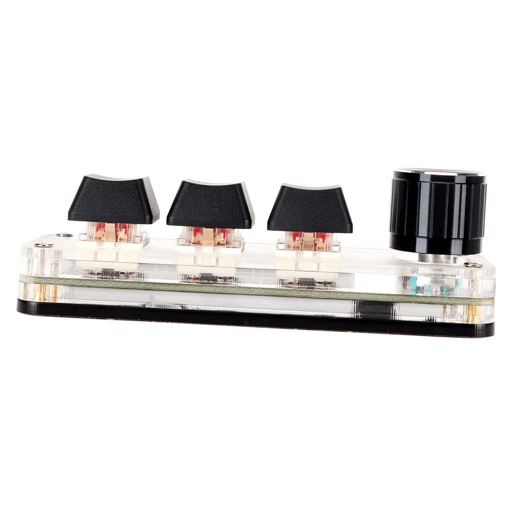 Механическая макро-клавиатура для одной руки, Портативная мини-игровая клавиатура, Полностью программируемые клавиши с красными переключателями, Программируемые DIY-горячие клавиши, Пользовательский USB