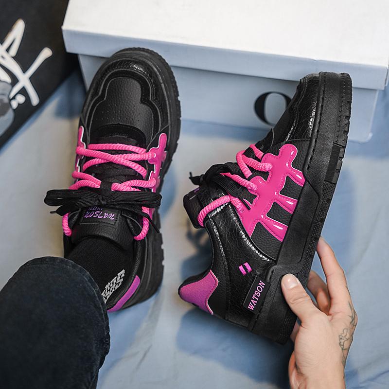 Новые модные мужские дизайнерские кроссовки 2024 года в стиле хип-хоп, черные повседневные кроссовки для мужчин, удобная мужская обувь на платформе, zapatillas de hombre