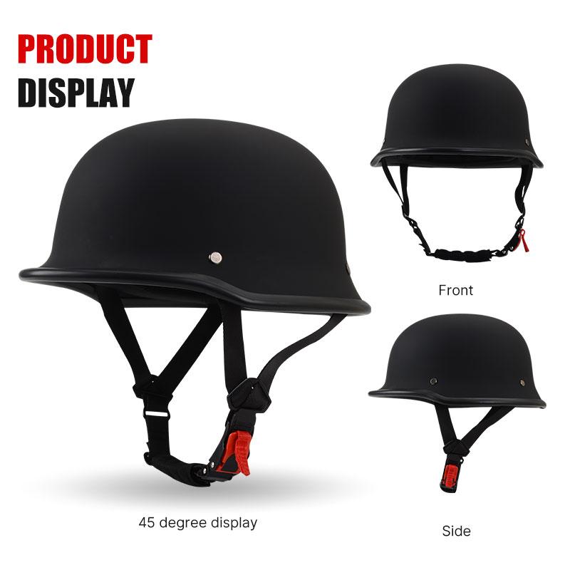 Классический немецкий винтажный мотоциклетный шлем Moto Helmets Retro Casco Moto Шлем половинный для мужчин и женщин Casco Moto Одобрено DOT ECE