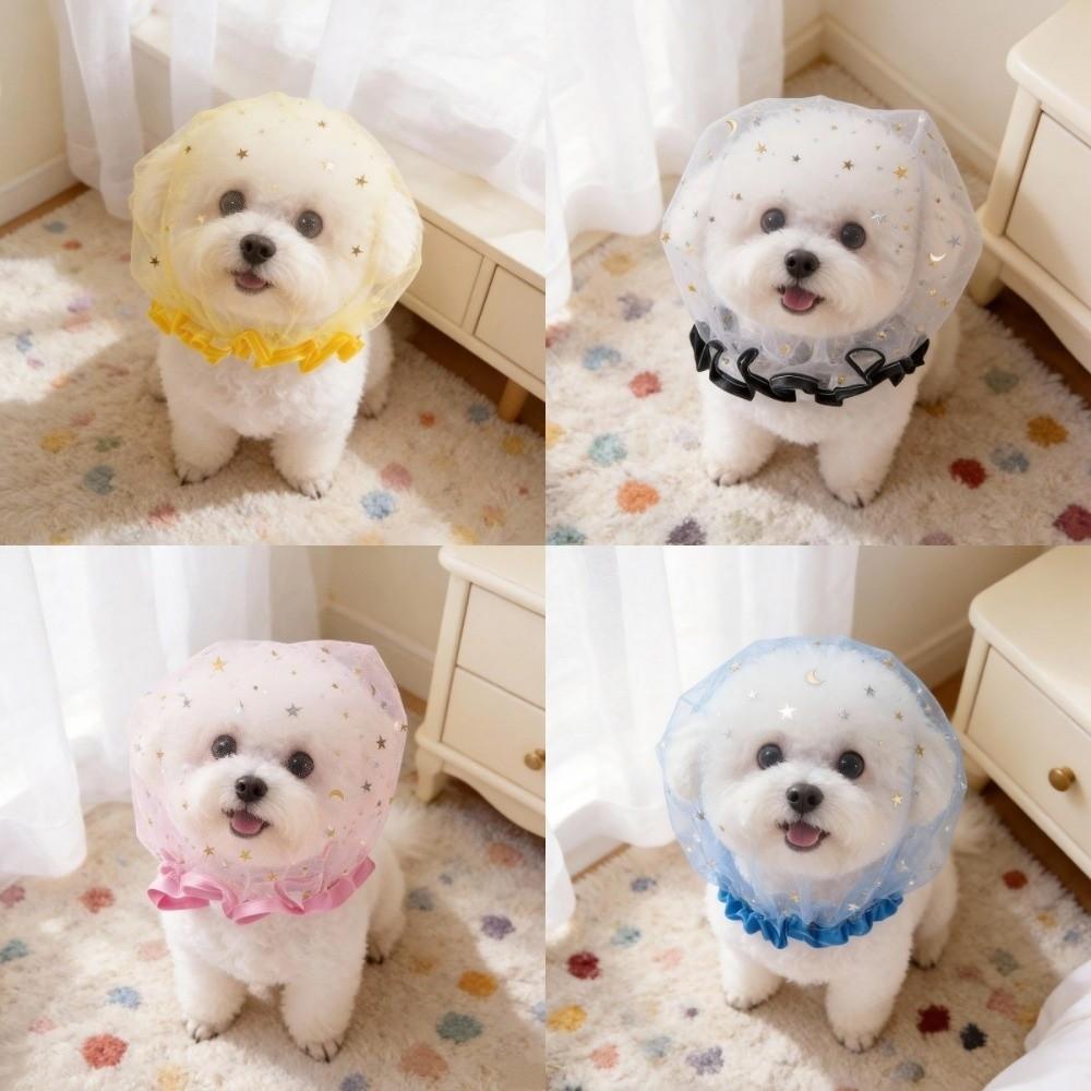 Face Cover Pet Protective Mask Anti-Mosquito Eating Dog Protective Veil  for Outdoor Use