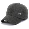 Men's Winter Warm Leather Baseball Cap with Ear Protection