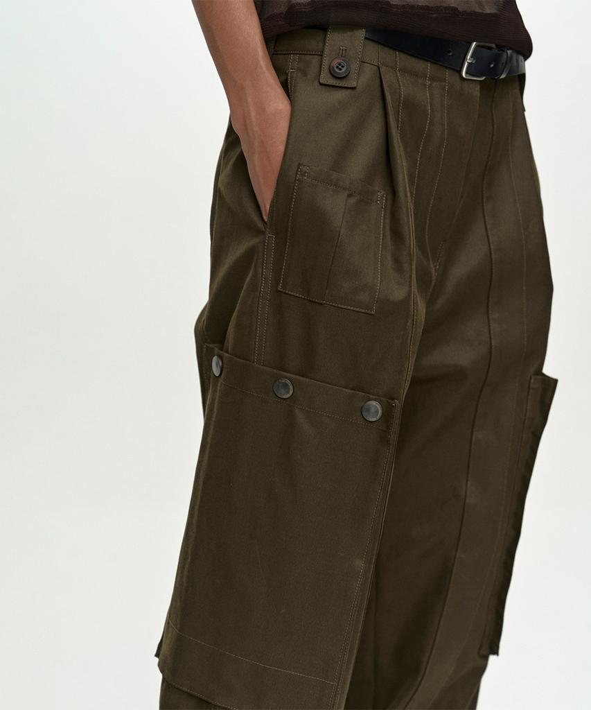 ADSB ANDERSSON BELL Utility Cargo Pants Apa895W(Khaki)