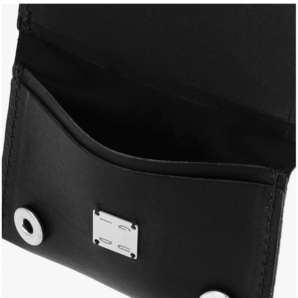 Кошелек для карт Guidi из кожи кенгуру Wt05 Blkt