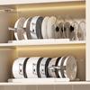 Expandable Pot Pan Organizer Rack Rustproof Corrosion Resistant U-Shaped Groove Design Easy Installation Kitchen Organizer Stand