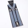 Mens & Womens One Size Suspenders Adjustable Suspenders With Heavy Duty Clip For Work, Gray