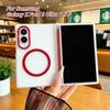 Luxury Frosted Translucent Magnetic Phone Case for Samsung Galaxy Z Fold 8 Ultra 8 7 6 5 for Magsafe Hinge Protective PC Cover