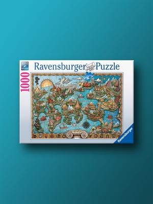 Ravensburger Загадочная Атлантида Пазл 1000 деталей