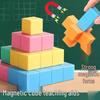 Magnetic Cube 3D Geometric Model for Elementary Math Grades 1-6