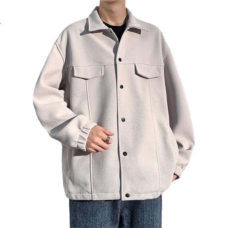 Foss Phil Jacket for Men And Women, Spring And Autumn Casual American Retro Workwear Top, Comfortable Versatile Coat