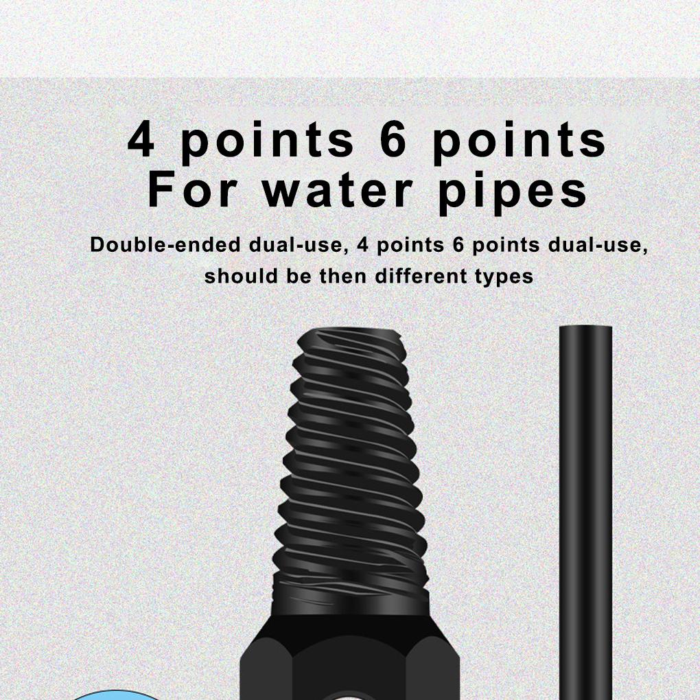 1/2 Inch 3/4 Inch Screw Extractor Set Home Office Repair Broken Damaged Drill Bits Remover Kit Hose Repair Accessories