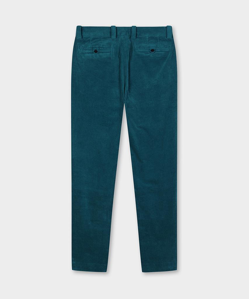 BROOKS BROTHERS Regular Fit 8W Corduroy Pants (Olive) (Bbpcmm4488Jew)