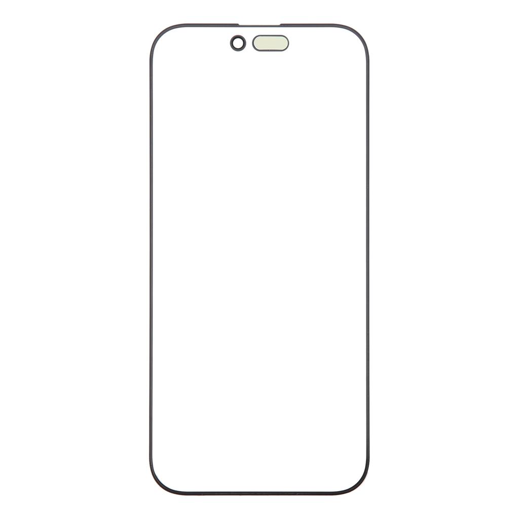 For iPhone 16 Pro Front Screen Glass Lens+OCA Adhesive Replacement Parts (Without Logo)