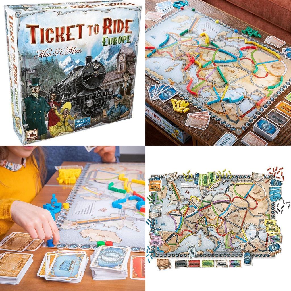 Исследуйте Европу с увлекательной настольной игрой Ticket to Ride Europe от Days of Wonder