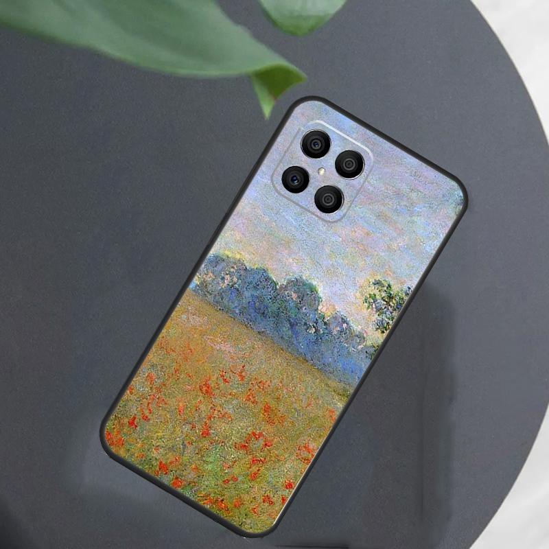 Чехол для Honor Magic 8 7 5 6 Pro с картиной Клода Моне Для Honor 200 400 Lite 50 70 90 X8c X8b X9a X9b X9c X9d Win