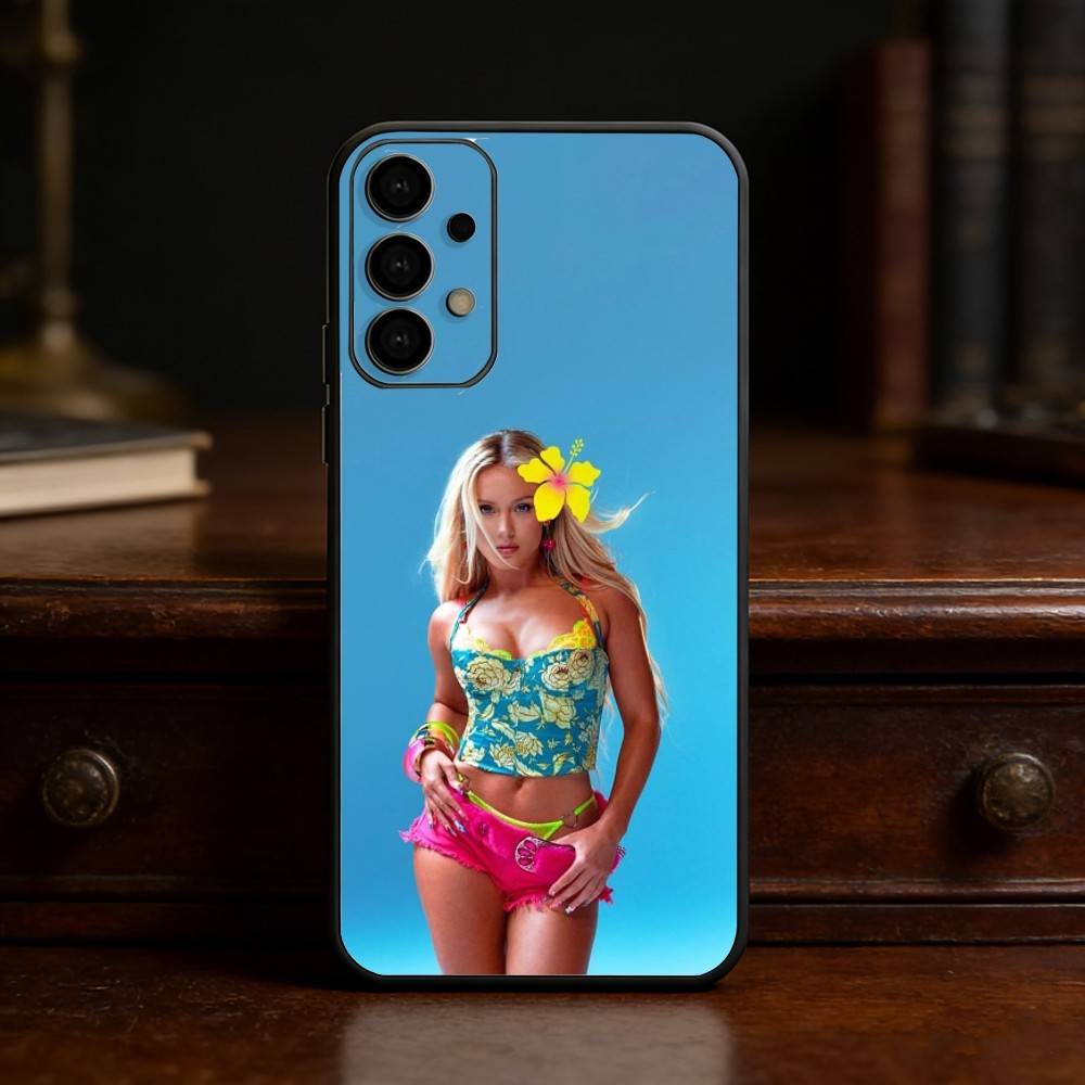 Чехол для телефона Zara Larsson Venus для Samsung S25, S24, S21, S22, S23, S30, Ultra, S20, Plus, Fe, Lite Черный корпус
