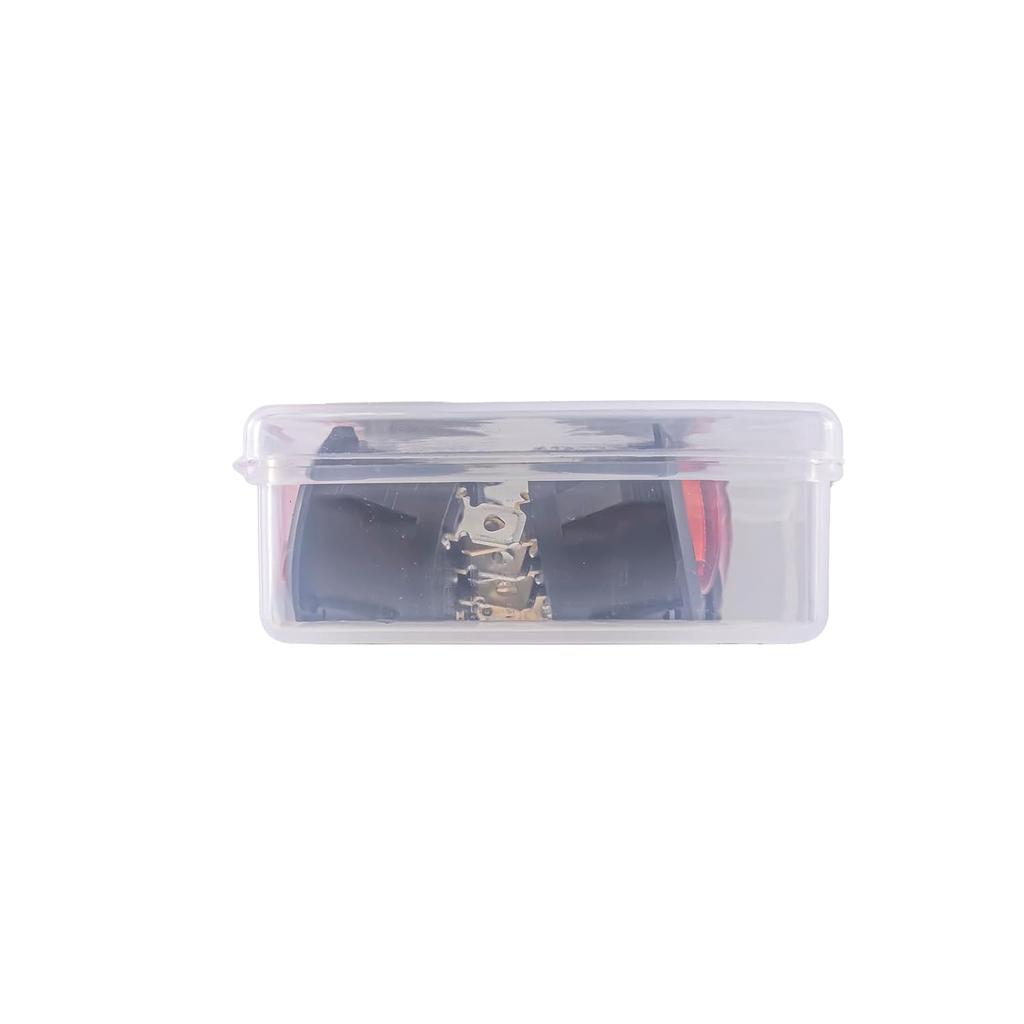 Round Rocker Switch Red Light Illuminated On Off 3 Pin 2 Position Mini Rocker Switch 125V 10A 250V 6A KCD1 Small Circle Toggle Switches For RV Car