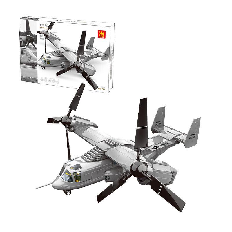 Avion Военный набор самолетов Вооруженные вертолеты Боевой истребитель Модель Строительный блок Кирпич Транспортный самолет Реактивные самолеты Боевая техника
