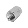 Stainless Steel 304 Metric-Inch Reducing Adapter, M10x1 to NPT 1/4 Female Thread