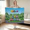 oddbods Print Flannel Blanket High Quality Warm Comfortable Cover for All Seasons Perfect for Gifts Home Decor